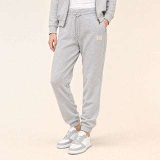 Jogger Relaxed con Jareta para Mujer Forever 21 #color_gris-jaspeado