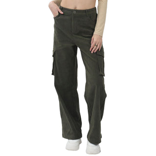 PANTALÓN PARA MUJER WITH CARGO POCKETS FOREVER 21