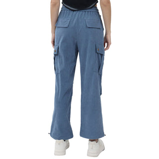 PANTALON PARA MUJER CORDUROY WITH CARGO POCKETS FOREVER 21