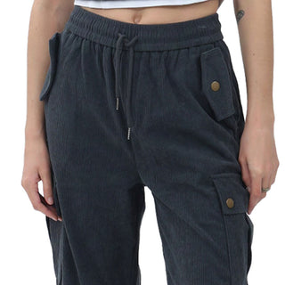 PANTALON PARA MUJER CORDUROY WITH CARGO POCKETS FOREVER 21