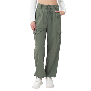 PANTALÓN PARA MUJER WITH CARGO POCKETS FOREVER 21