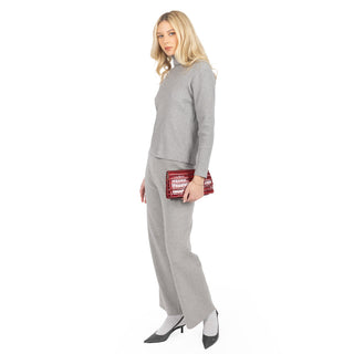 Pantalón Tejido Wide Leg Comfort