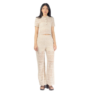 Pantalón Crochet Wide Leg