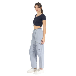 Pantalón con Doble Cintura y Jareta