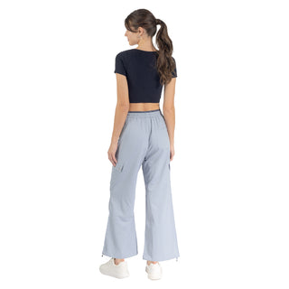 Pantalón con Doble Cintura y Jareta