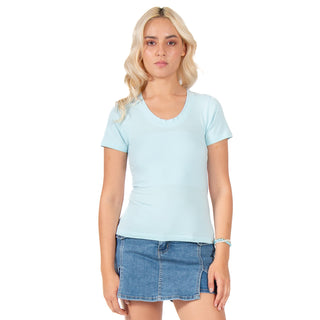 BASIC COTTON SHORT SLEEVE T-SHIRT