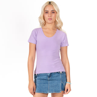 BASIC COTTON SHORT SLEEVE T-SHIRT