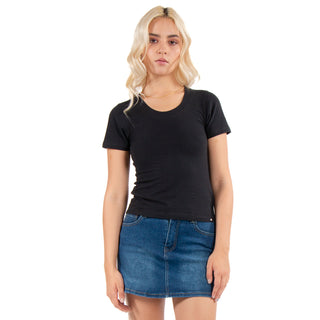 BASIC COTTON SHORT SLEEVE T-SHIRT