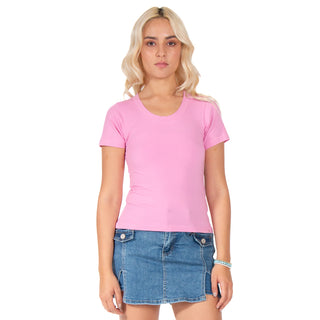 BASIC COTTON SHORT SLEEVE T-SHIRT