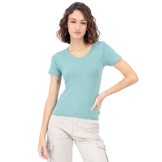 BASIC COTTON SHORT SLEEVE T-SHIRT