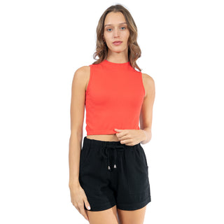 TOP DE PUNTO CUELLO ALTO PARA DAMA FOREVER 21