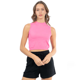 TOP DE PUNTO CUELLO ALTO PARA DAMA FOREVER 21