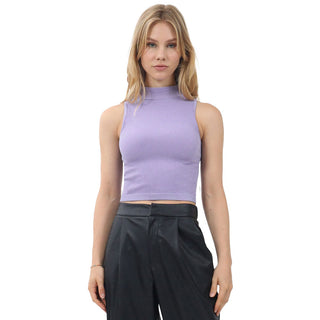 TOP PARA MUJER CUELLO ALTO CON CANALES FOREVER 21