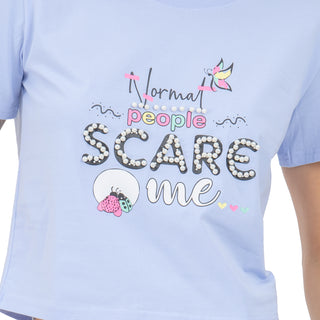 PLAYERA PARA MUJER ESTAMPADO SCARE FOREVER 21