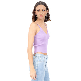 TOP DE TIRANTES ESCOTE ABIERTO PARA MUJER FOREVER 21