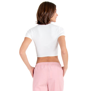 FITTED CROPPED BASIC T-SHIRT