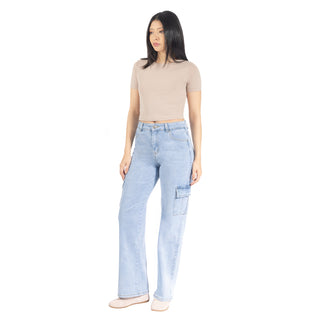 Playera Básica Slim Tipo Crop