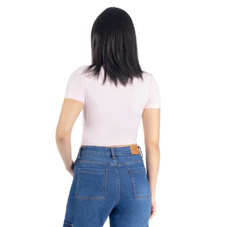 Playera Básica Slim Tipo Crop