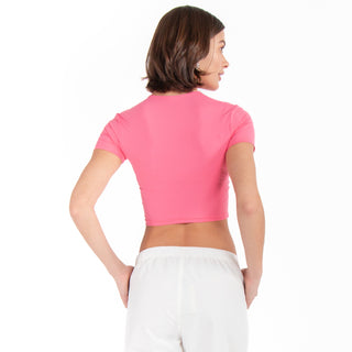 FITTED CROPPED BASIC T-SHIRT