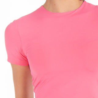 FITTED CROPPED BASIC T-SHIRT