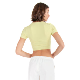 FITTED CROPPED BASIC T-SHIRT