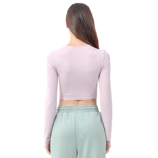 PLAYERA PARA MUJER BASIC ROUND NECK LONG SLEEVE FOREVER 21