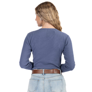 Playera Slim Fit Crop Cuello V