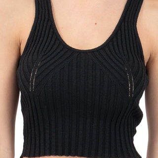 TOP PARA MUJER KNIT RIB BASIC WITH WIDE STRAPS FOREVER 21