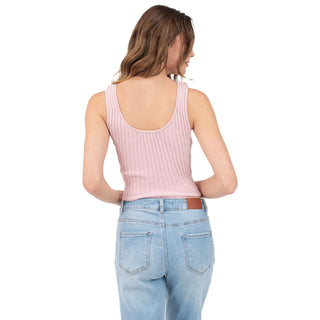 TOP PARA MUJER KNIT RIB BASIC WITH WIDE STRAPS FOREVER 21