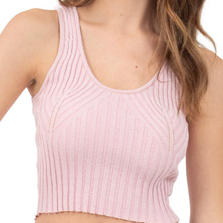 TOP PARA MUJER KNIT RIB BASIC WITH WIDE STRAPS FOREVER 21