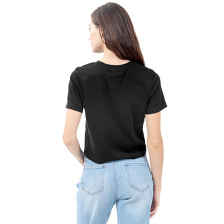 PLAYERA PARA MUJER PRINTED WITH CHAIN FOREVER 21