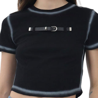 PLAYERA PARA MUJER FASHION WITH CONSTRASTING & PRINTED FOREVER 21