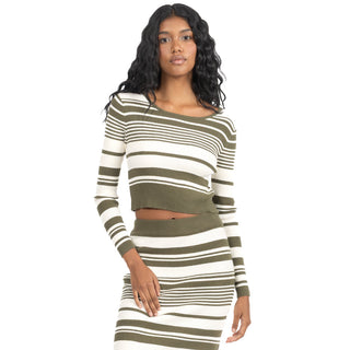 Playera Tejida Slim Fit Manga Larga