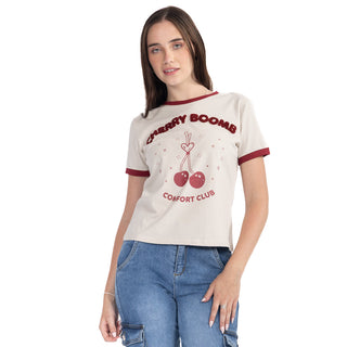 Playera Regular Fit Estampada