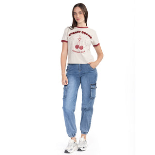 Playera Regular Fit Estampada