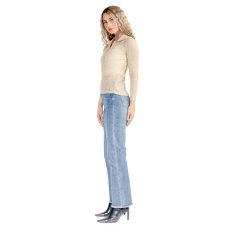 Playera Polo Slim Fit Manga Larga