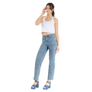 Playera Crop Slim Fit sin Mangas Halter