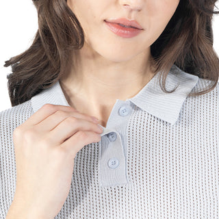 Playera Polo Tejida