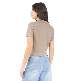 Playera Polo Tejida