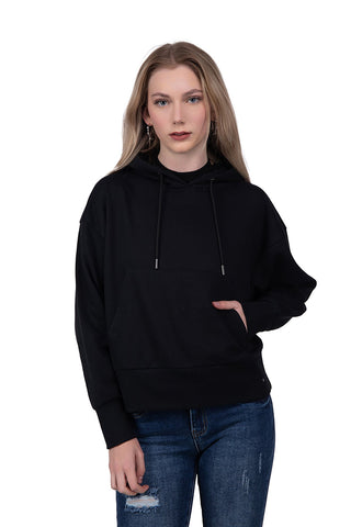 Sudadera oversize básica con capucha