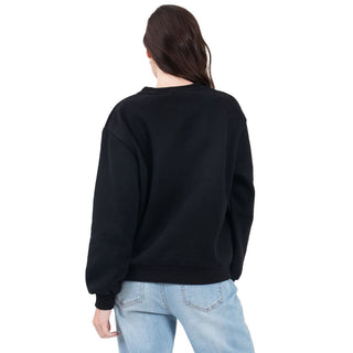 SUDADERA PARA MUJER ROUND NECK WITH EMBROIDERY FOREVER 21