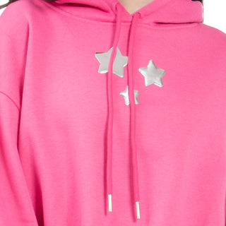 SUDADERA PARA MUJER FASHION HOODIE WITH STARS FOREVER 21