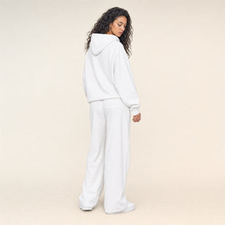 Sudadera Hoodie Oversized para Mujer Forever 21 #color_hueso