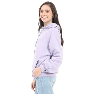 SUDADERA PARA MUJER FASHION HOODIE WITH KANGAROO BAG FOREVER 21