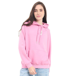 SUDADERA PARA MUJER FASHION HOODIE WITH KANGAROO BAG FOREVER 21