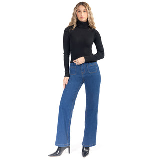 Sueter Slim Fit con Cuello Alto