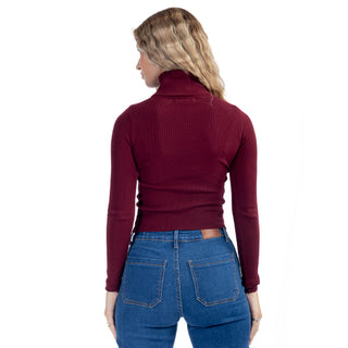 Sueter Slim Fit con Cuello Alto