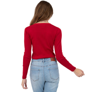 Sweater Cardigan Crop Slim Fit