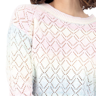 SWEATER CORTO MULTICOLOR HIPPIE STYLE PARA DAMA FOREVER 21