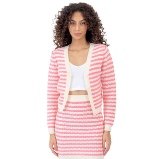 Sweater Cardigan de Rayas